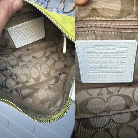 Vintage Coach Suede Demi Baguette #5032 - Picture 14 of 14